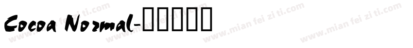 Cocoa Normal字体转换